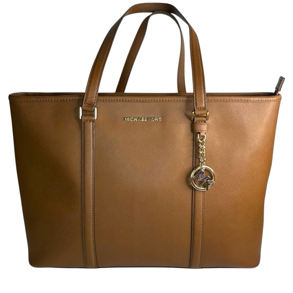 Michael Kors Large Sady Carryall Tan Shoulder Bag - Picture 1 of 10